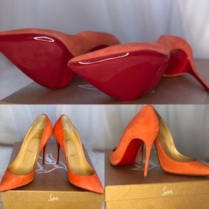 NEW AUTHENTIC Christian Louboutin suede pump